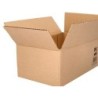 Caja para embalar q-connect americana ultrarresistente carton reciclado canal doble 7mm color kraft 600x400x290 mm