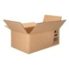 Caja para embalar q-connect americana ultrarresistente carton reciclado canal doble 7mm color kraft 450x375x280 mm
