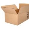 Caja para embalar q-connect americana ultrarresistente carton reciclado canal doble 7mm color kraft 450x375x280 mm