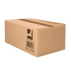 Caja para embalar q-connect americana ultrarresistente carton reciclado canal doble 7mm color kraft 450x375x280 mm