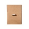 Caja para embalar q-connect americana con asas carton reciclado canal simple 5 mm color kraft 400x290x220 mm
