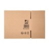 Caja para embalar q-connect americana carton reciclado canal simple 5 mm color kraft 250x150x100 mm