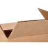 Caja para embalar q-connect americana carton reciclado canal simple 5 mm color kraft 250x150x100 mm