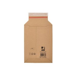 Sobre para envios q-connect carton 100% reciclado y reciclable cierre autoadhesivo252x167x72 mm color kraft