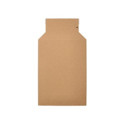 Sobre para envios q-connect carton 100% reciclado y reciclable cierre autoadhesivo252x167x72 mm color kraft