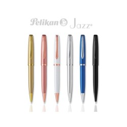 Boligrafo pelikan jazz noble elegance expositor de 12 unidades colores surtidos