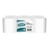 Papel secamanos amoos industrial 2 capas 32g/m2 blanco 90 mt paquete de 6 rollos