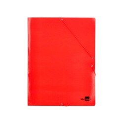Carpeta liderpapel gomas din a3 tres solapas carton plastificado 800 gr colores surtidos