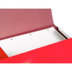 Carpeta liderpapel gomas din a3 tres solapas carton plastificado 800 gr colores surtidos