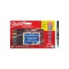 Rotulador sharpie acrylic punta pincel blister de 5 unidades colores surtidos