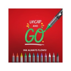 Rotulador sharpie acrylic punta pincel blister de 5 unidades colores surtidos
