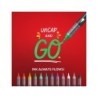 Rotulador sharpie acrylic punta pincel blister de 5 unidades colores surtidos