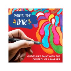 Rotulador sharpie acrylic punta redonda blister de 5 unidades colores surtidos