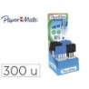 Boligrafo paper mate kilometrico punta 1 mm plastico reciclado 80% expositor de 300 unidades