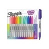 Rotulador sharpie permanente fino glam pop blister de 12 unidades colores surtidos