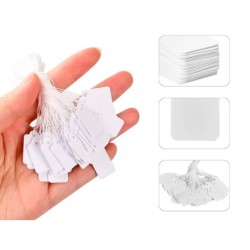 Etiquetas colgantes q-connect 45x65 mm caja de 400 unidades