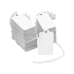 Etiquetas colgantes q-connect 45x65 mm caja de 400 unidades