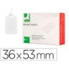 Etiquetas colgantes q-connect 36x53 mm caja de 500 unidades