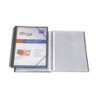 Carpeta pardo escaparate con espiral 20 fundas folio personalizable color negra