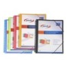 Carpeta pardo escaparate con espiral 20 fundas folio personalizable color negra