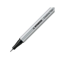 Rotulador stabilo creative punta calibrada tips arty lineclassic 5 puntas por color estuche metalico de 30