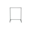 Perchero rocada maullimbo caballete extensible con ruedas color negro 1270x505x1570 mm