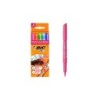 Rotulador bic kids tattoo caja de 5 unidades colores surtidos  10 plantillas