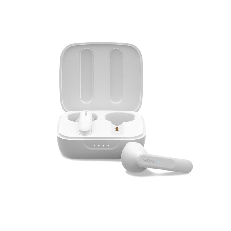 Auricular ngs artica move inalambrico bluetooth 5.3 true wireless stereo con estuche de carga color blanco Auricular ngs artica move inalambrico bluetooth 5.3 true wireless stereo con estuche de carga color blanco