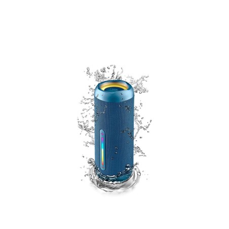 Altavoz ngs roller furia 2 portatil 60w bluetooth luces rgb e impermeabilidad ipx7 color azul