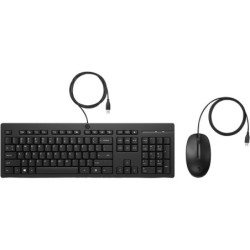 Set teclado  raton hp combo 225 usb-a longitud cable 180 cm color negro