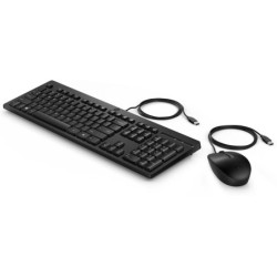 Set teclado  raton hp combo 225 usb-a longitud cable 180 cm color negro