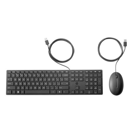 Set teclado  raton hp combo 320mk usb-a longitud 1.8 m color negro