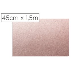 Rollo adhesivo d-c-fix rosa metal brillo ancho 45 cm largo 1,5 mt