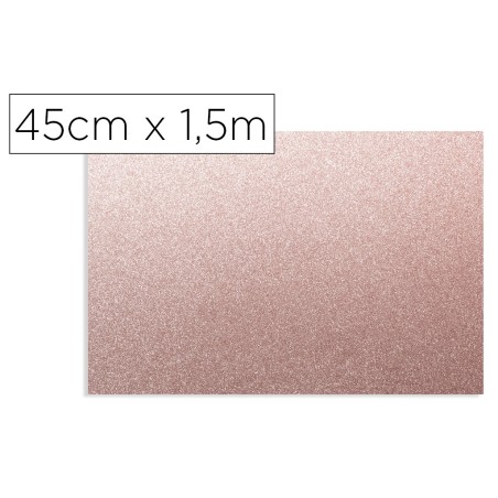 Rollo adhesivo d-c-fix rosa metal brillo ancho 45 cm largo 1,5 mt