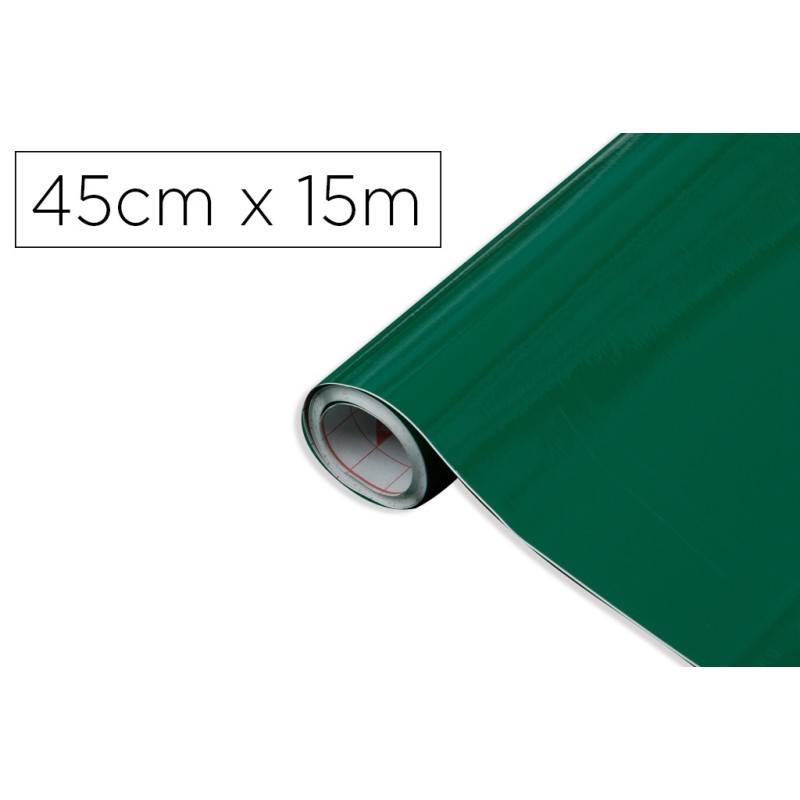 Rollo adhesivo d-c-fix verde esmeralda ancho 45 cm largo 15 mt