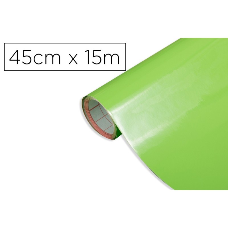 Rollo adhesivo d-c-fix verde manzana ancho 45 cm largo 15 mt Rollo adhesivo d-c-fix verde manzana ancho 45 cm largo 15 mt