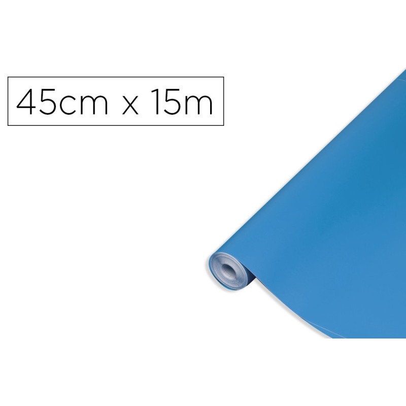 Rollo adhesivo d-c-fix azul real ancho 45 cm largo 15 mt Rollo adhesivo d-c-fix azul real ancho 45 cm largo 15 mt