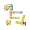 Juego goula jumbo domino madera selva 28 piezas