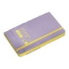 Cuaderno con gomilla antartik notes tapa blanda a6 cuadricula morado y amarillo 100 hojas 80 gr fsc
