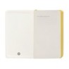 Cuaderno con gomilla antartik notes tapa blanda a6 cuadricula morado y amarillo 100 hojas 80 gr fsc