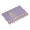 Cuaderno con gomilla antartik notes tapa blanda a5 hojas cuadricula morado y amarillo 80 hojas 80 gr fsc