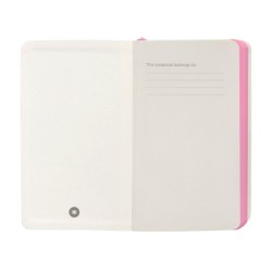 Cuaderno con gomilla antartik notes tapa blanda a6 cuadricula rosa y turquesa 100 hojas 80 gr fsc