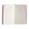 Cuaderno con gomilla antartik notes tapa blanda a6 cuadricula rosa y turquesa 100 hojas 80 gr fsc