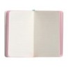 Cuaderno con gomilla antartik notes tapa blanda a6 rayas rosa y turquesa 100 hojas 80 gr fsc