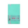 Cuaderno con gomilla antartik notes tapa blanda a6 hojas lisas rosa y turquesa 100 hojas 80 gr fsc