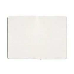 Cuaderno con gomilla antartik notes tapa blanda a5 hojas puntos rosa y turquesa 80 hojas 80 gr fsc
