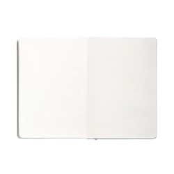 Cuaderno con gomilla antartik notes tapa blanda a5 hojas lisas rosa y turquesa 80 hojas 80 gr fsc