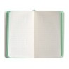 Cuaderno con gomilla antartik notes tapa blanda a6 cuadricula gris y turquesa 100 hojas 80 gr fsc