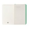 Cuaderno con gomilla antartik notes tapa blanda a6 rayas gris y turquesa 100 hojas 80 gr fsc