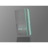 Cuaderno con gomilla antartik notes tapa blanda a6 rayas gris y turquesa 100 hojas 80 gr fsc